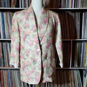 Vintage floral blazer